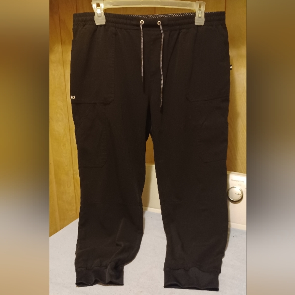 EUC Koi Black Women's Jogger Scrub Pants, Size XL